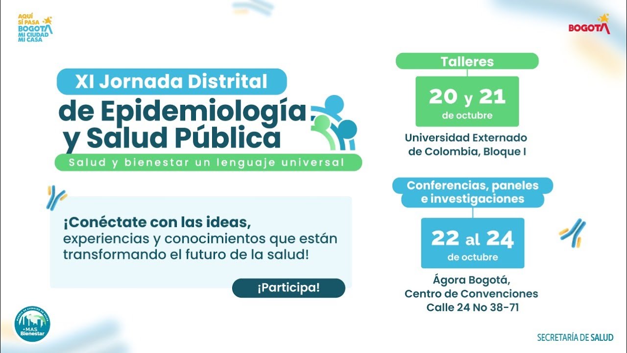 XI Jornada Distrital de Epidemiolog&iacute;a y Salud P&uacute;blica