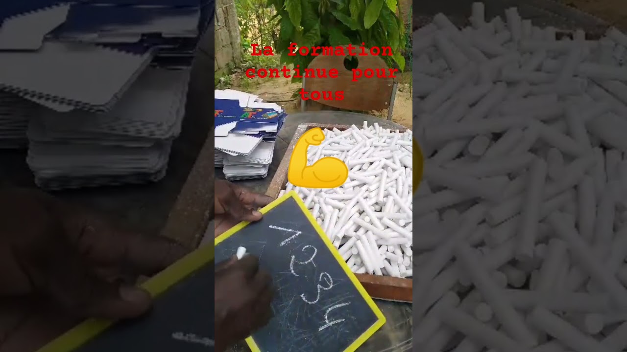 Craie blanche propre 