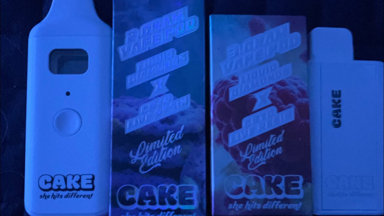 Cake 2g vs 3g disposable cryo live resin X liquid diamond limited editions