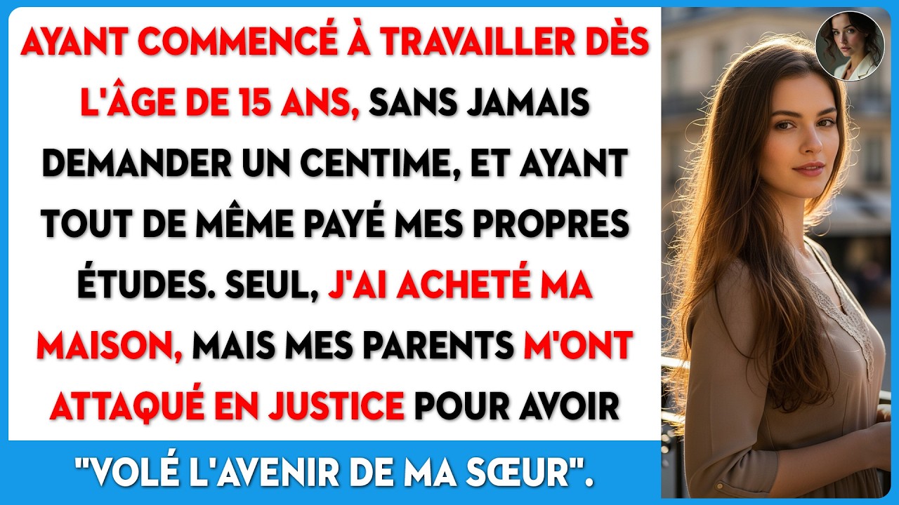 Poursuivi par mes parents pour un achat immobilier. La maison était destinée à ma sœur sans emploi.