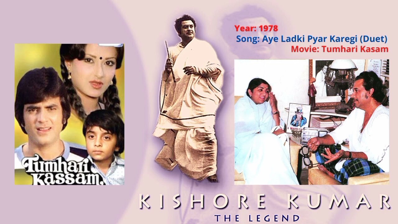 Ae Ladki Pyar Karegi (Duet with Lata Mangeshkar) | Slow Version | Tumhari Kasam | Kishore Kumar