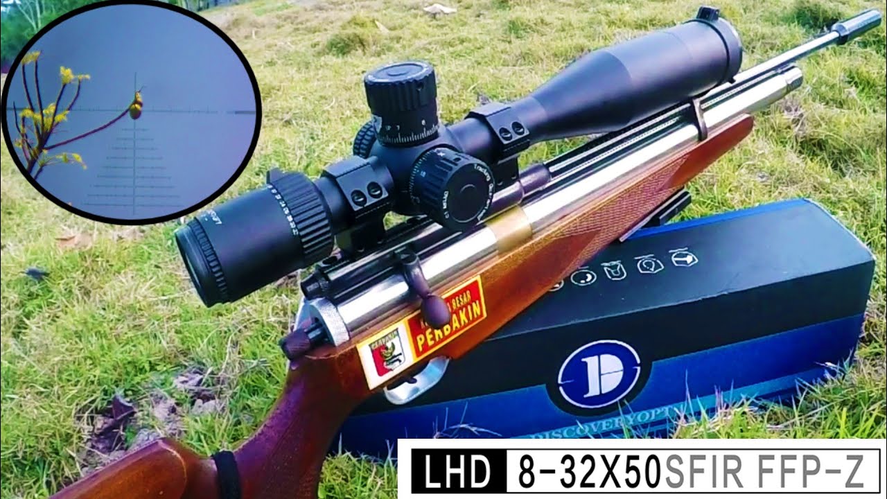 DISCOVERYOPT LHD 8-32×50SFIR FFP-Z, Review KEJERNIHAN dan MENGUJI FITUR FFP & ZERO STOP/ main TUREET