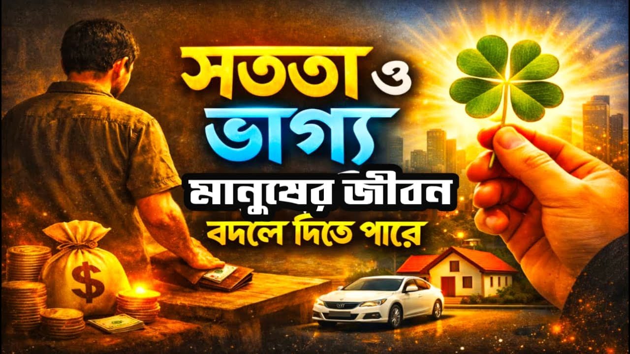 সততা ও ভাগ্য মানুষের জীবন বদলে দিতে পারে।