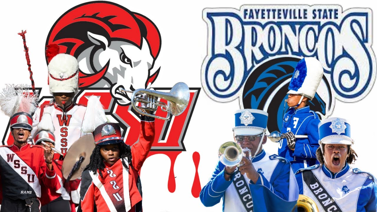 2022 Fayetteville State University and Winston Salem State University Fieldshows by Buck5thatbandguy