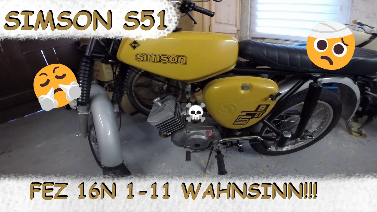 Simson S51 | Ist der FEZ 16N 1-11 Vergaser Hot oder Schrott | Simme läuft wieder | ELLKolben