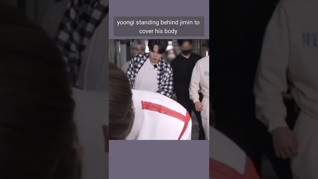 Yoongi Protects Jimin - Yoonmin #yoonmin