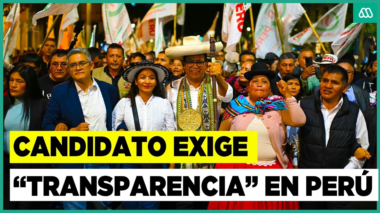 Tensi&oacute;n por resultados de las elecciones en Per&uacute;: Roberto S&aacute;nchez exige &ldquo;transparencia&rdquo; en el conteo