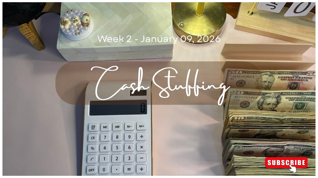 Cash Stuffing | Week 2 January | Cash Envelope System After a Real Pivot + Happy Mail