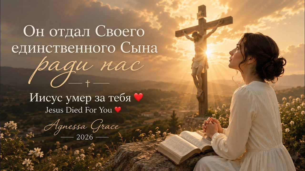 Он отдал Своего единственного Сына ради нас — Иисус умер за тебя ❤️🙏 — Agnessa Grace 2026