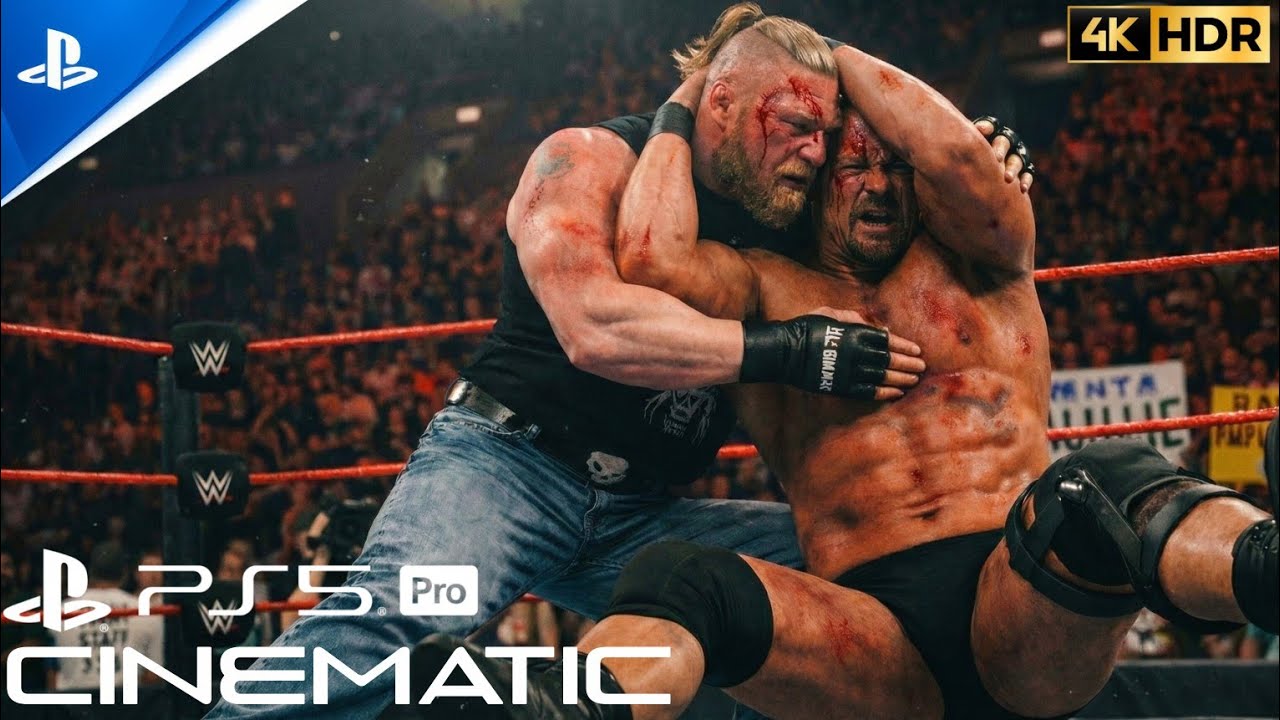 Brock Lesnar vs Stone Cold Steve Austin | WWE DREAM MATCH | WWE 2K25 4K