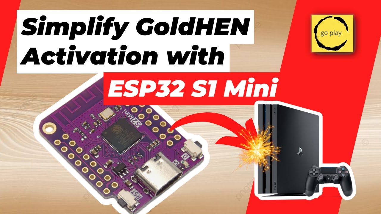 Turn an ESP32 S2 Mini into a PS4 Jailbreak Dongle! Step-by-Step Guide