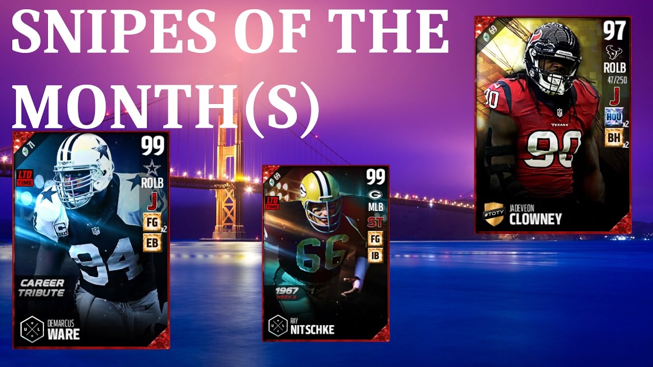 MUT 17 Snipes of the Month(s)