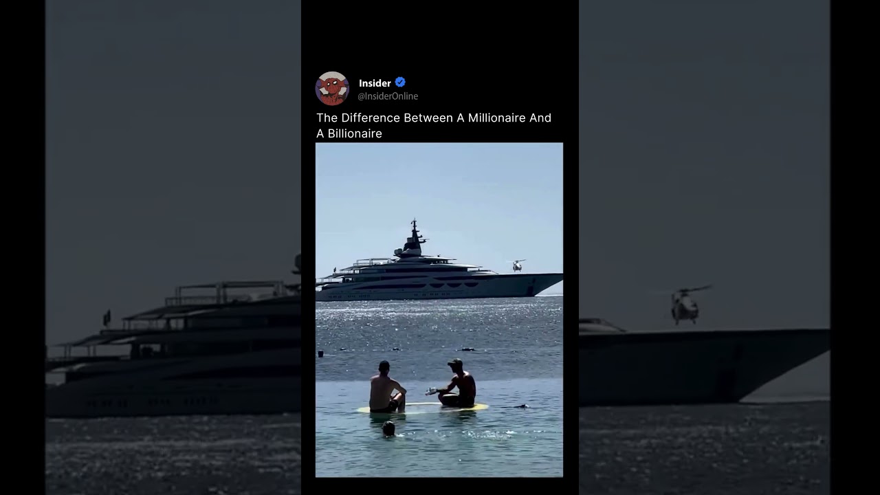 Millionaire vs. Billionaire &mdash; The REAL Difference 💸 #luxury #billionaire #lifestyle