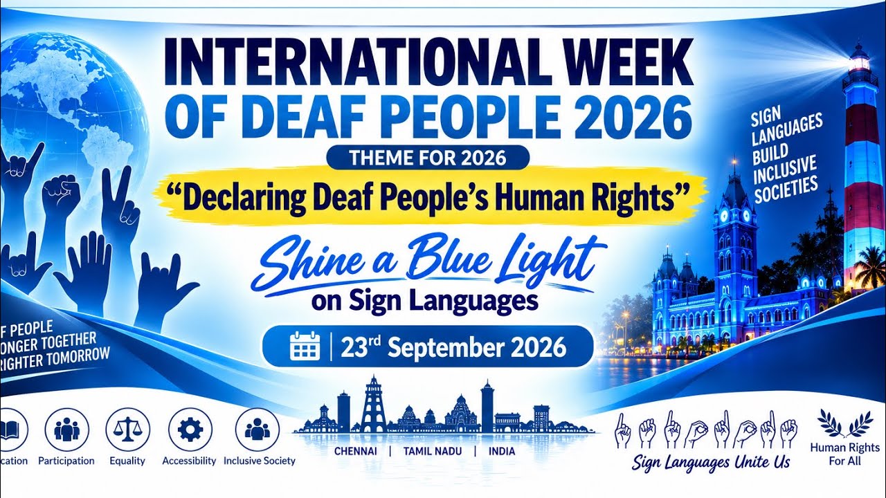 International week of deaf people 2026 