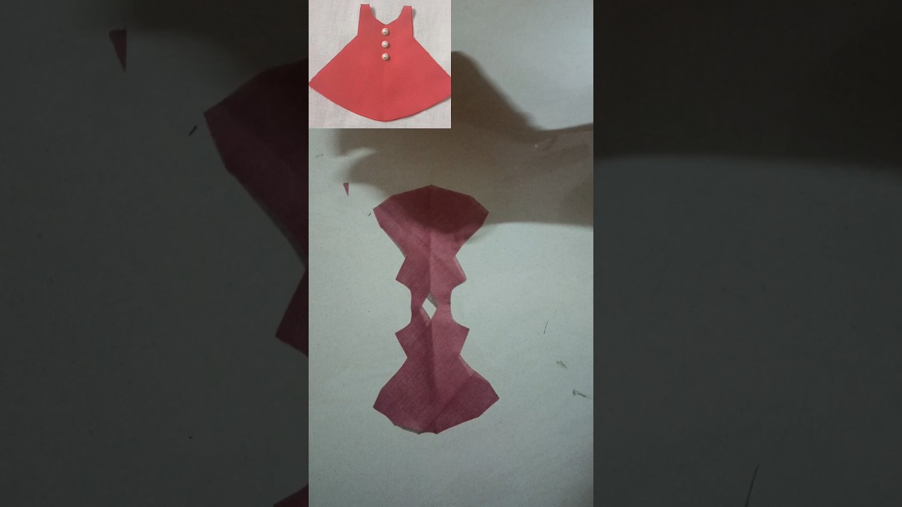 frock cutting tricks with square fabric 