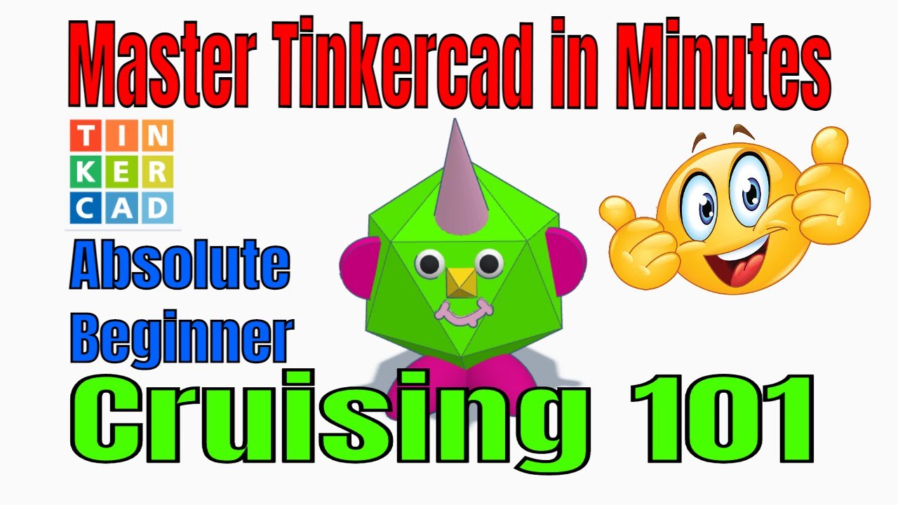 Make a FUN Unicorn Character! Master #Tinkercad Cruising in Minutes