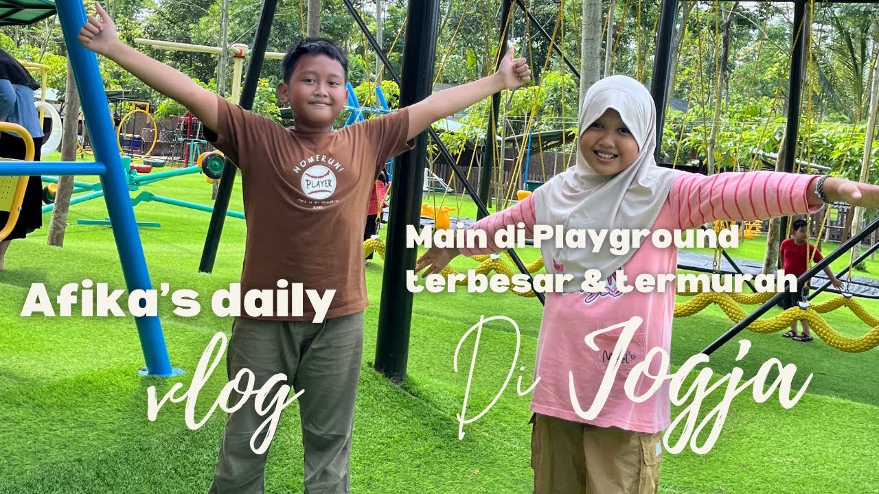 AFIKA MAIN DI PLAYGROUND BARENG MAS TSAQIF
