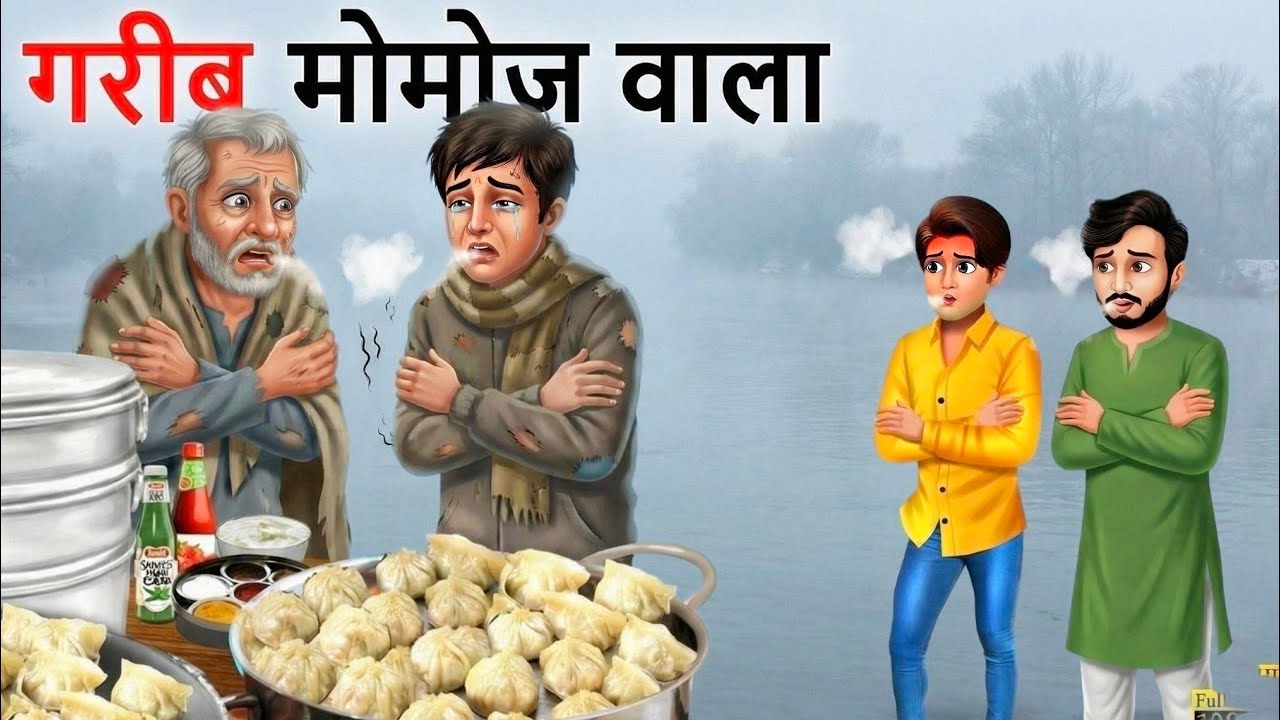 ठंड में नदी किनारे गरीब मोमोस वाला | Gareeb Momos Wala Nadi Kinare Hindi Kahani | Moral Stories