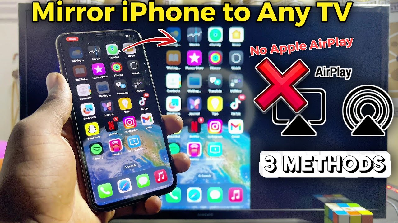 How to Screen Mirror iPhone to Any TV without AirPlay 2026