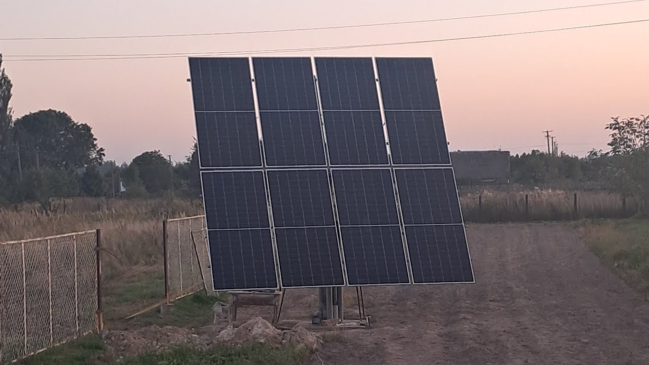 Великий тест сонячного трекера 4,9кВт / Big test of solar tracker 4,9kWt