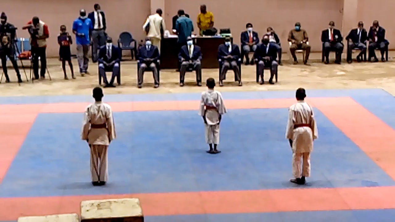 Karaté compétition championnat du Mali Kata Équipe (Bamako vs Kayes)