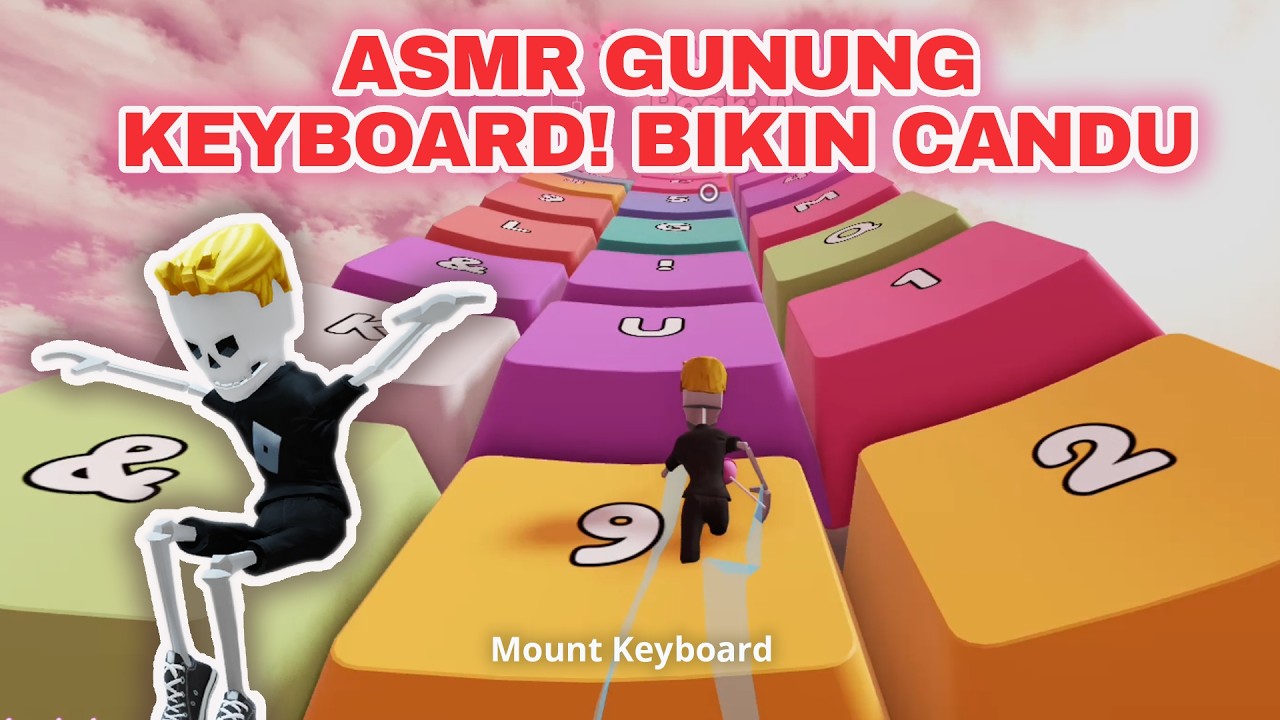 ASMR KEYBOARD MEKANIK DI GUNUNG?! OBBY MOUNT KEYBOARD PALING GACOR ⌨️🔥- Roblox Indonesia