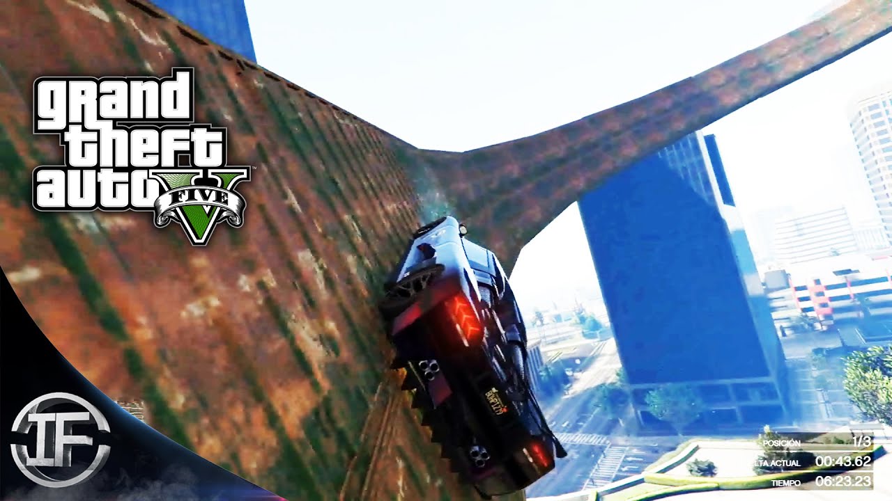 GTA V Online - EL TRIPLE WALLRIDE MÁS DIFÍCIL DE GTA - Carreras Épicas - Funny Moments - GTA 5