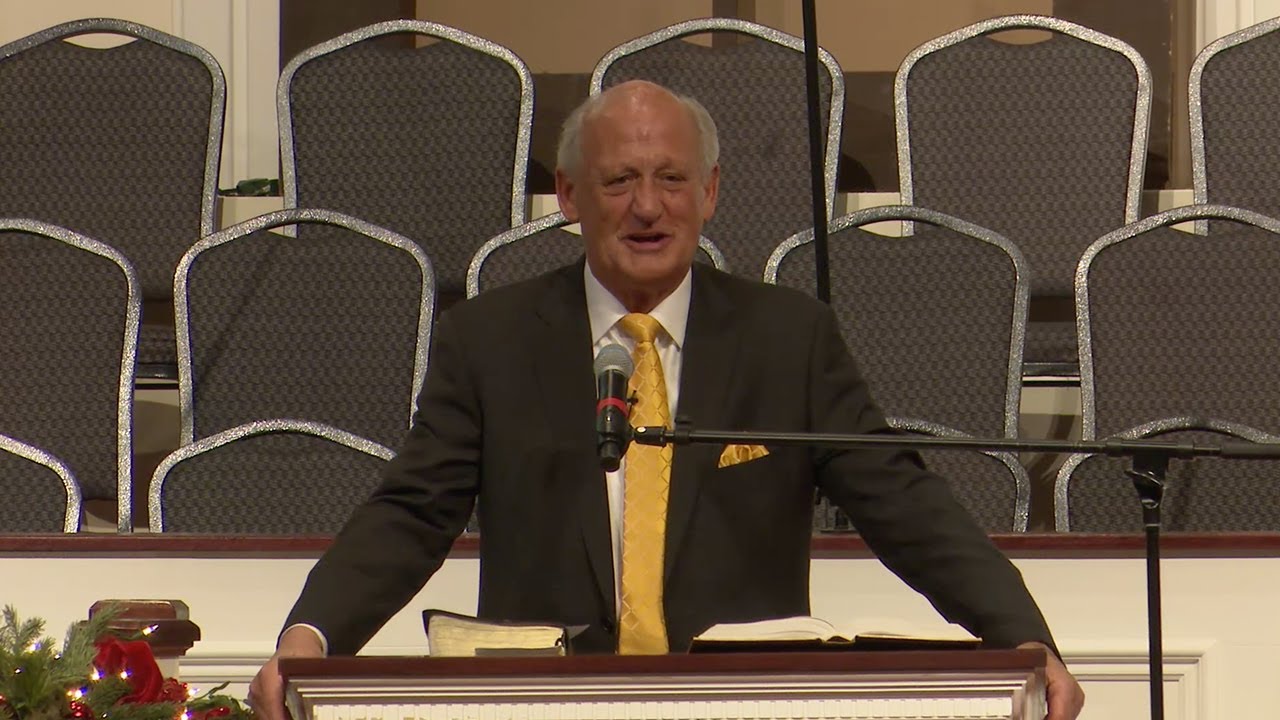 Dr. Jack Trieber preaching 