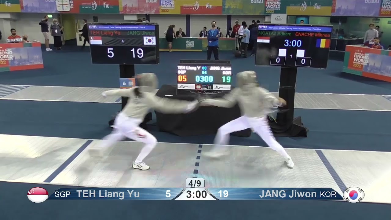 2022 233 P7 8 F S Junior Team Dubai UAE WCH RED SINGAPORE SGP vs KOREA KOR