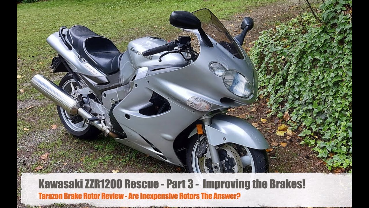 Kawasaki ZZR1200 Rescue - Part 3 - Improving the Brakes!