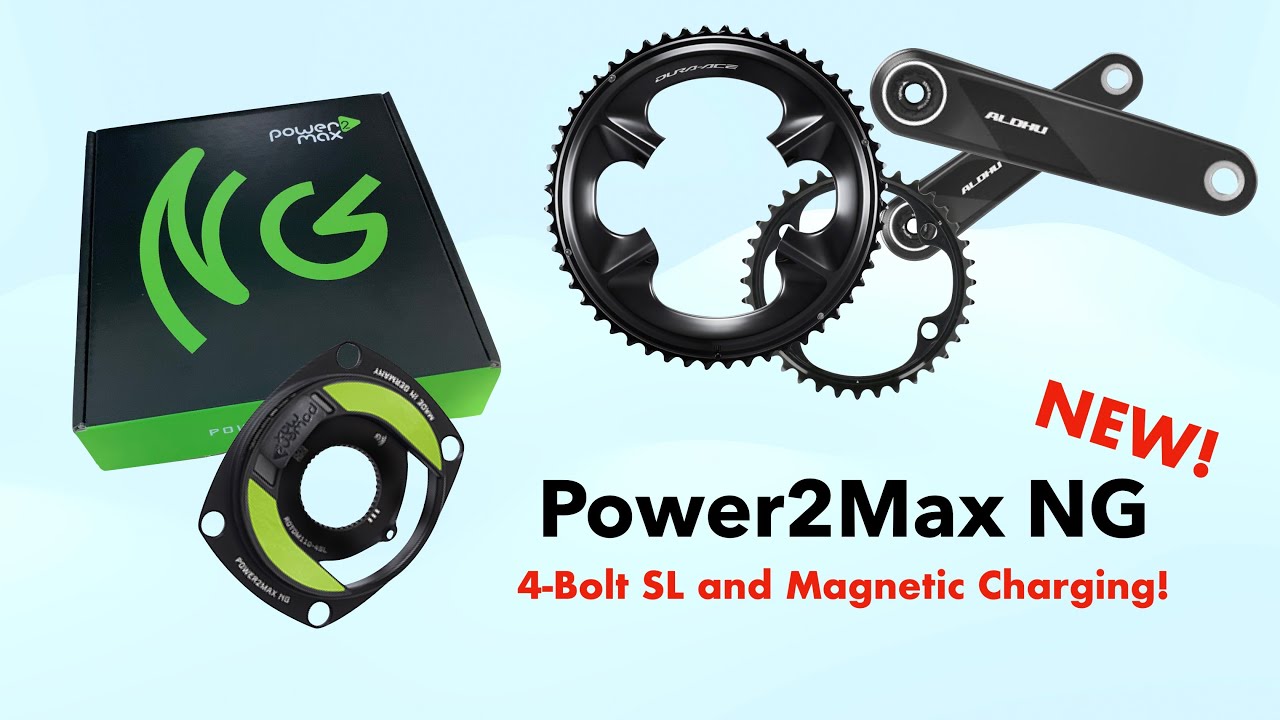NEW - Power2Max NG - SL - Magnetic Charging - Dura Ace 12 speed - Rotor ALDHU Carbon