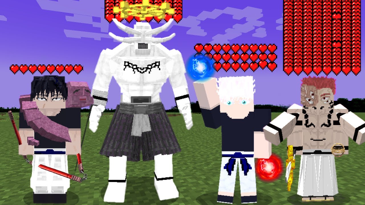 だんだん呪術廻戦の最強キャラに変身していく世界でサバイバル！【マイクラ】【マインクラフト】