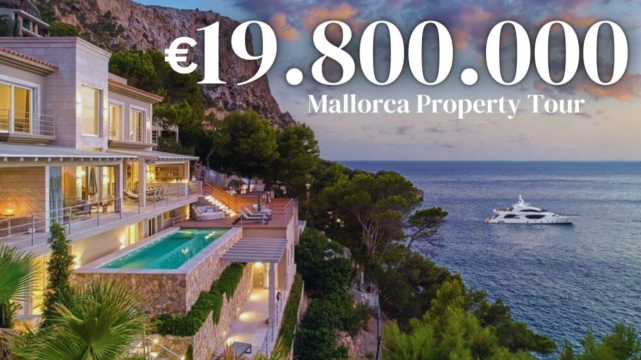 Жизнь на берегу моря на Майорке! Экскурсия по вилле за 19 800 000 евро