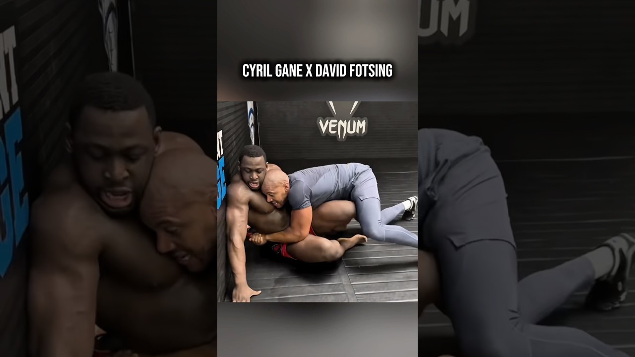 CYRIL GANE GRAPPLING WITH DAVID FOTSING