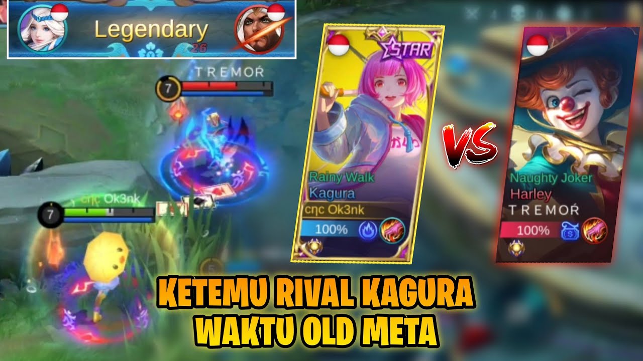 Try Hard! Hyper Kagura vs Harley! Rival Kagura Saat Old Meta | Mobile Legends