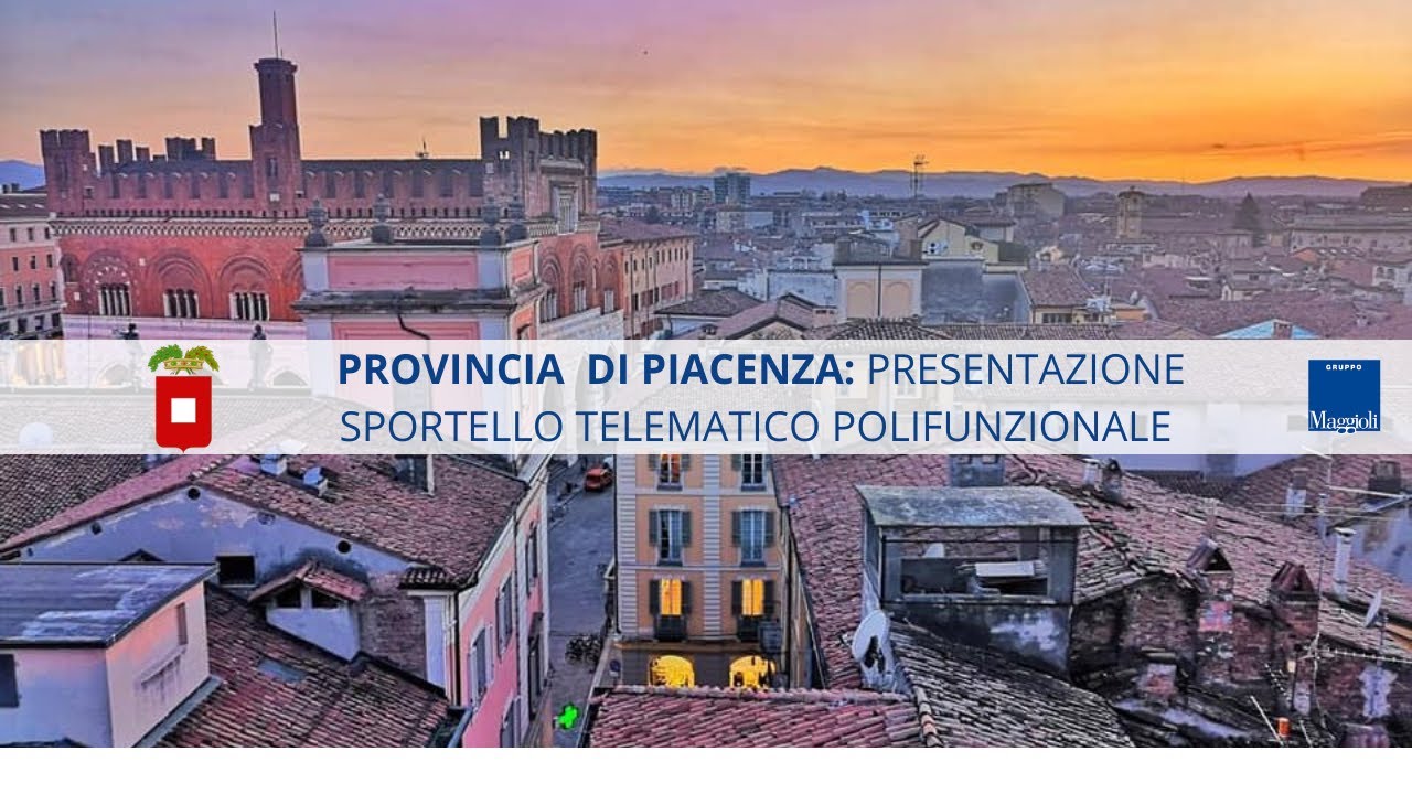 Provincia di Piacenza: presentazione Sportello Telematico Polifunzionale