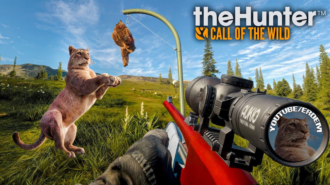 DEMİR UCUNA ET TAKIP MİTİK DAĞ ASLANI AVLADIM ! HARİKA TAKTİK... | theHunter: Call of the Wild