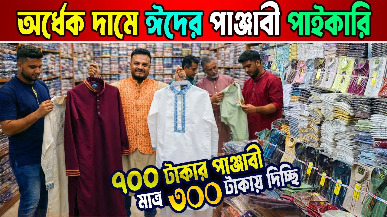 ৩০০ টাকায় ঈদের পাঞ্জাবি | Eid collection Panjabi 2016 | পাঞ্জাবি পাইকারি মার্কেট ঢাকা