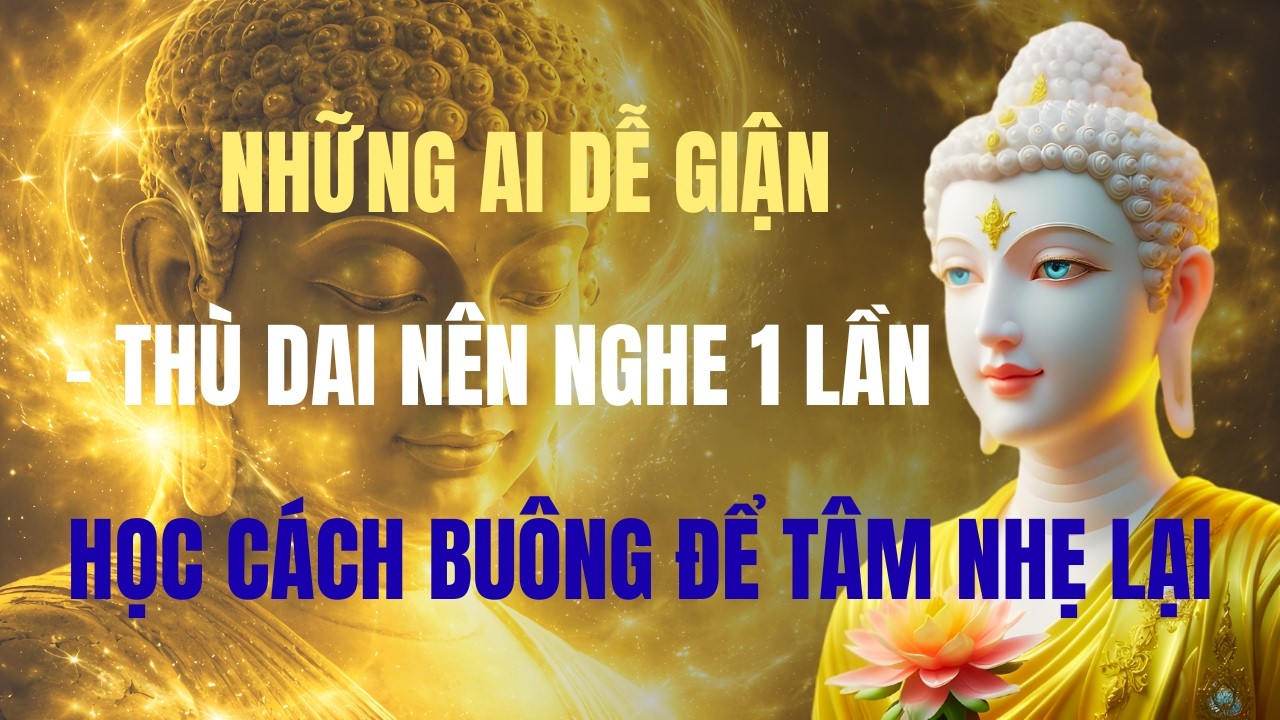 NHỮNG AI DỄ GIẬN – THÙ DAI NÊN NGHE 1 LẦN | HỌC CÁCH BUÔNG ĐỂ TÂM NHẸ LẠI