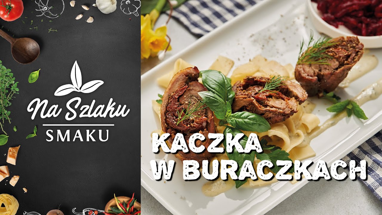 🦆 Roladka z kaczej piersi z buraczkami i papardelle