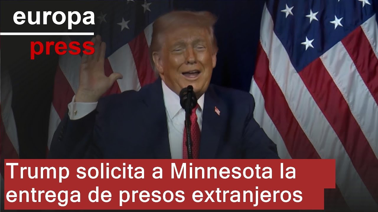 Trump pide a Minnesota la entrega de sus presos extranjeros a las autoridades federales