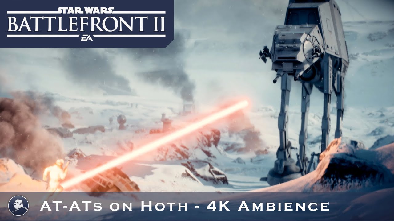 AT-ATs on Hoth - 4K Ambience