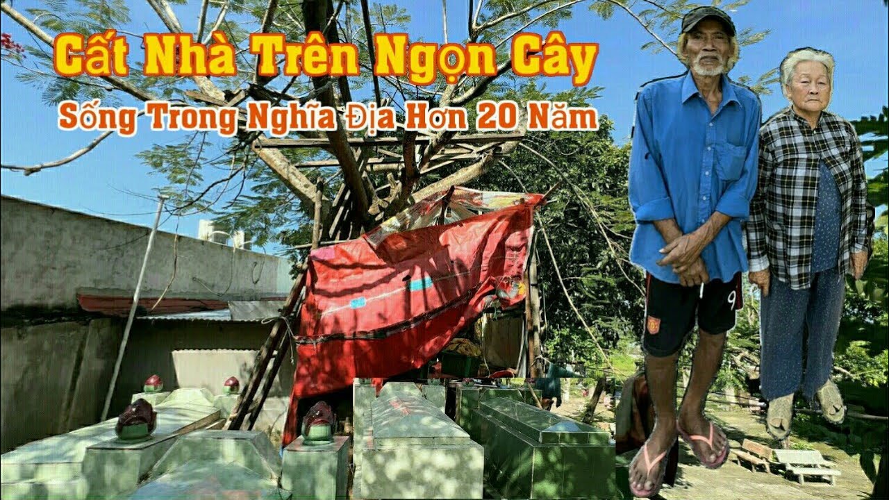 Rợn Người Sống Trong Nghĩa Địa Hơn 20 Năm Cất Nhà Trên Ngọn Cây