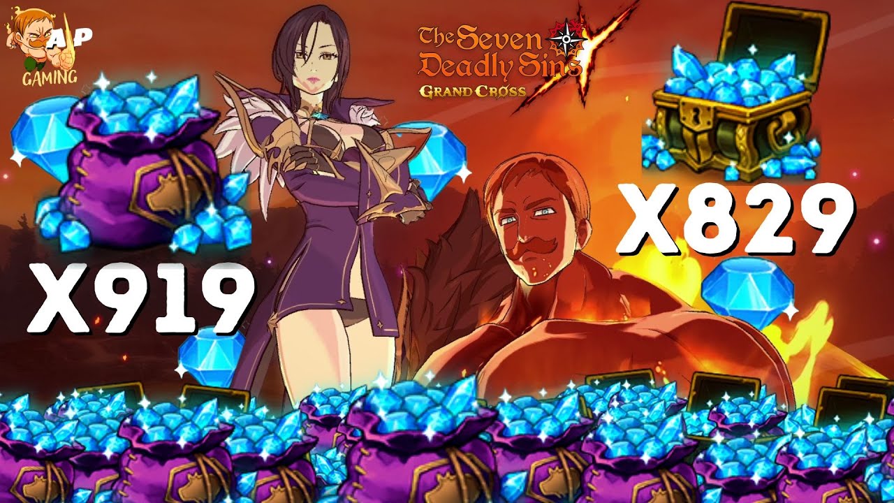 +900 DIAMANTES GR&Aacute;TIS!FARM MUITOS DIAMANTES AT&Eacute; A SA&Iacute;DA DO BANNER DA MERLIN E ESCANOR FESTIVAL - 7DS