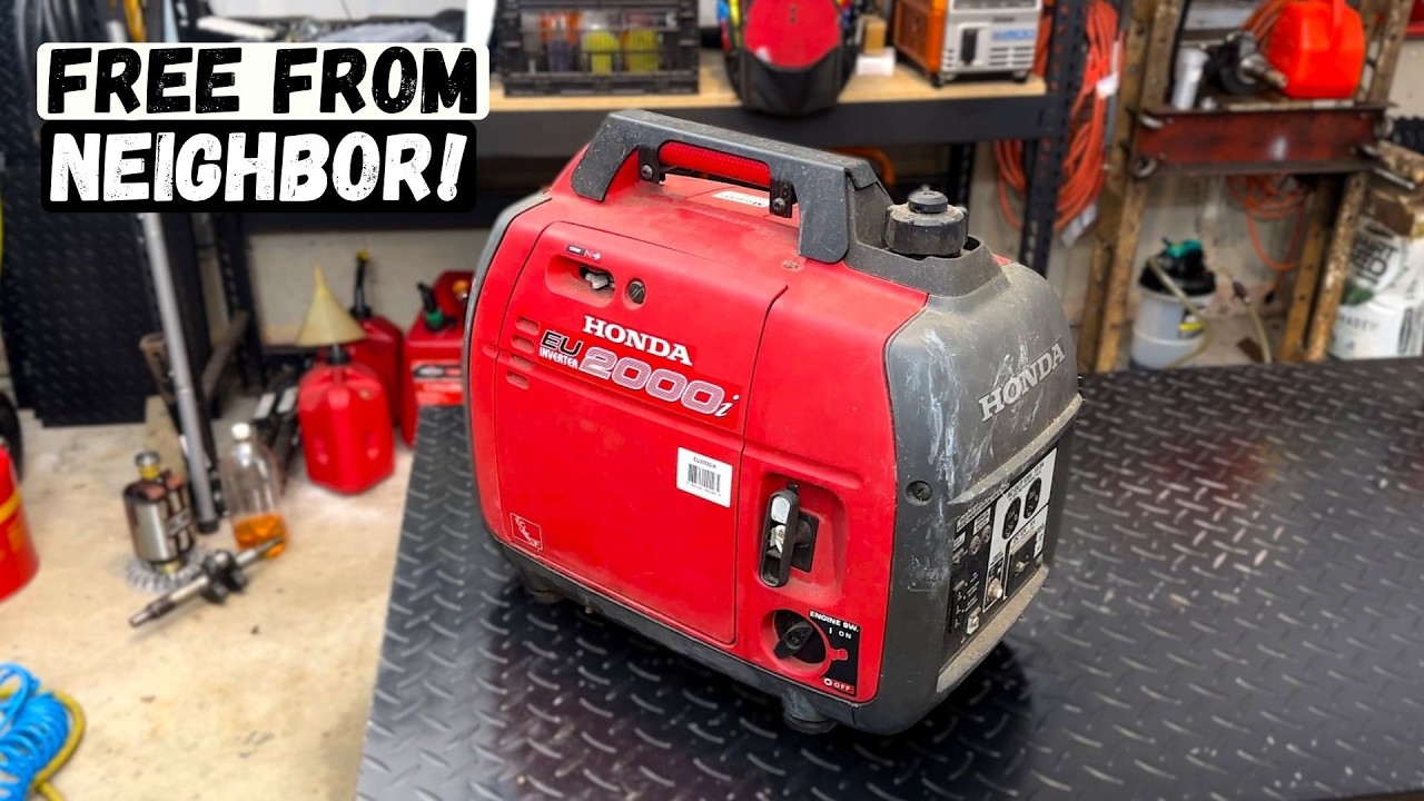 Fixing a FREE Honda Generator That Refuses to Start