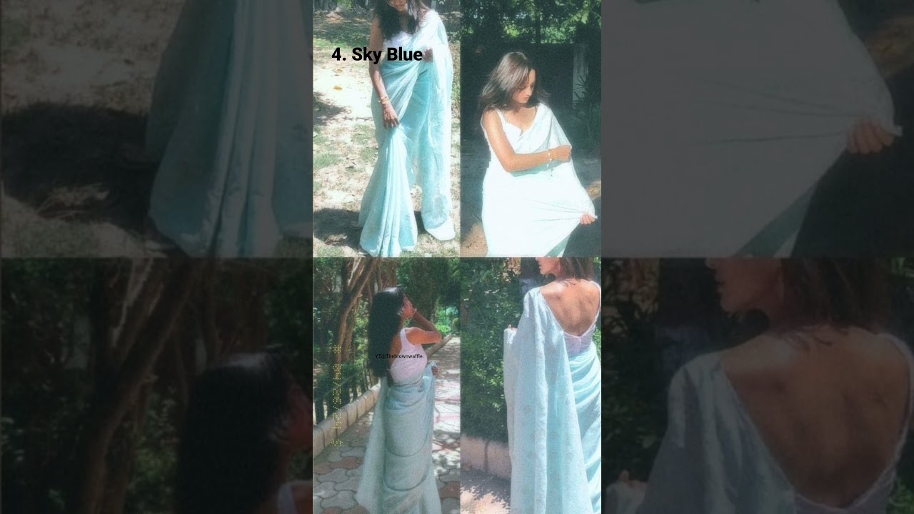 Saree Colors for Farewell #farewell #saree #aesthetic #fashion #beauty
