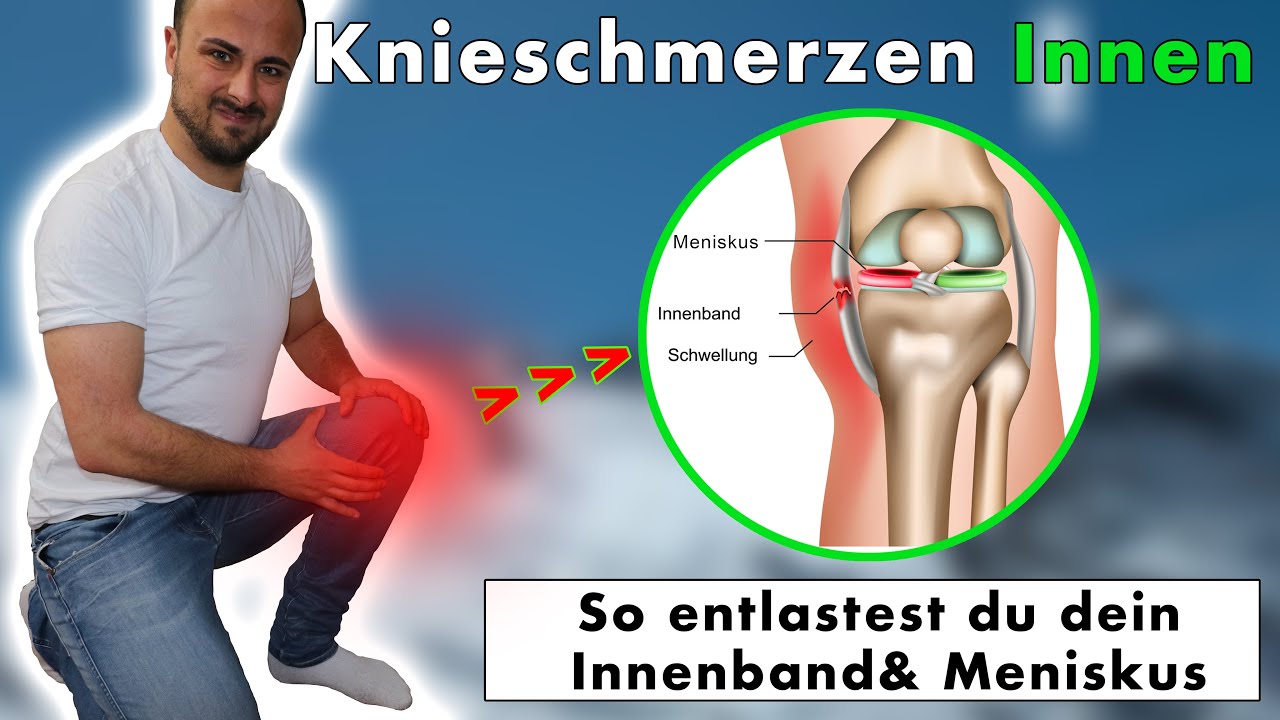 Knieschmerzen Innen kommen immer wieder?! | 2 Aufbauende Übungen für schmerzfreie Knie