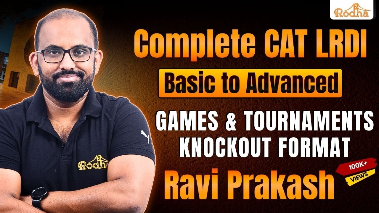 Games And Tournaments 3|| LR & DI Preparation for CAT || CAT Exam Preparation