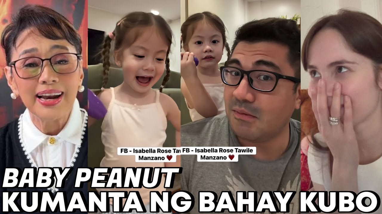 VILMA Santos at Jessy Mendiola NA-SHOCK Kay Baby Peanut KUMANTA ng Tagalog Pambata Song BAHAY KUBO