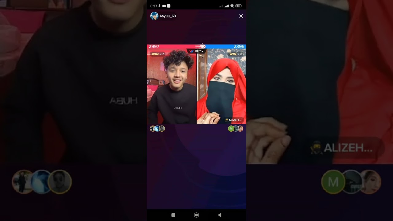 Nepali Boy  Ayush say alizeh Timi Kati ramrii vyera aako live.and alizeh say temro lagi 🙄🙄🙄🙄🙄